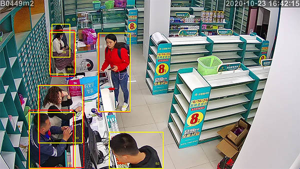 AI人形分析監控系統調試畫面 AI人形分析監控系統調試畫面